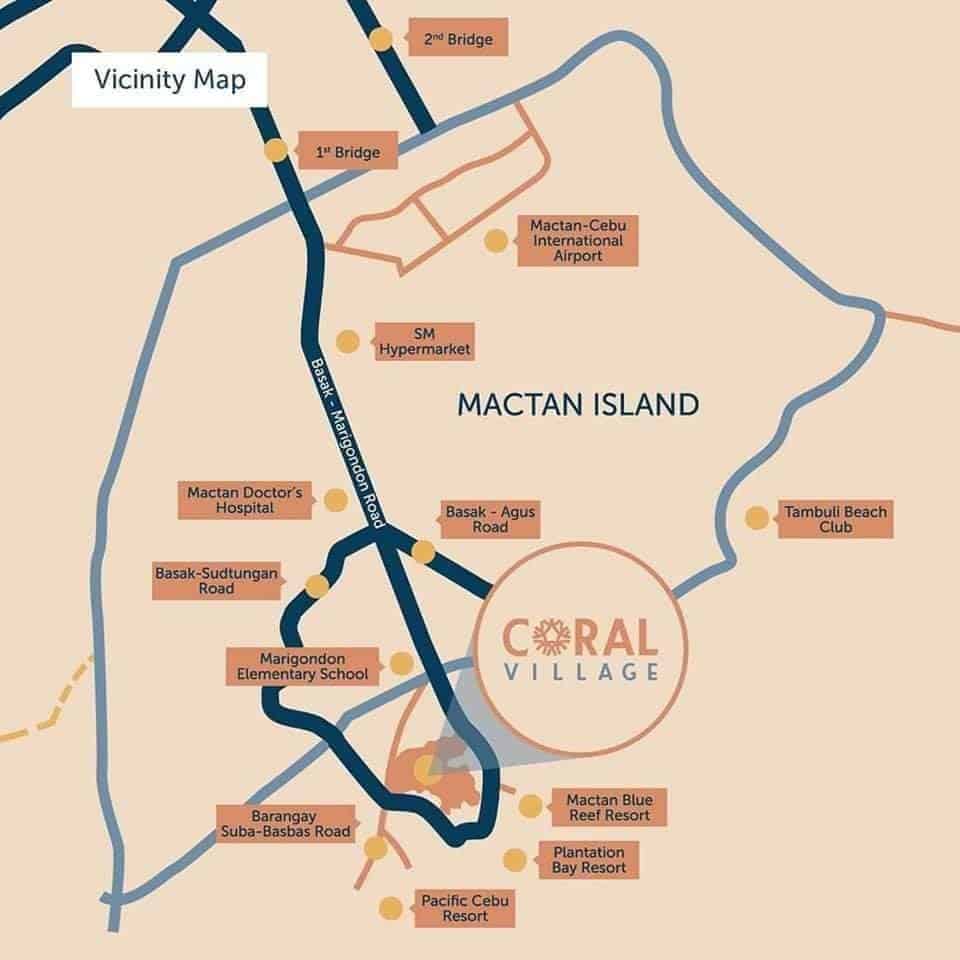 Coral Village Location Map